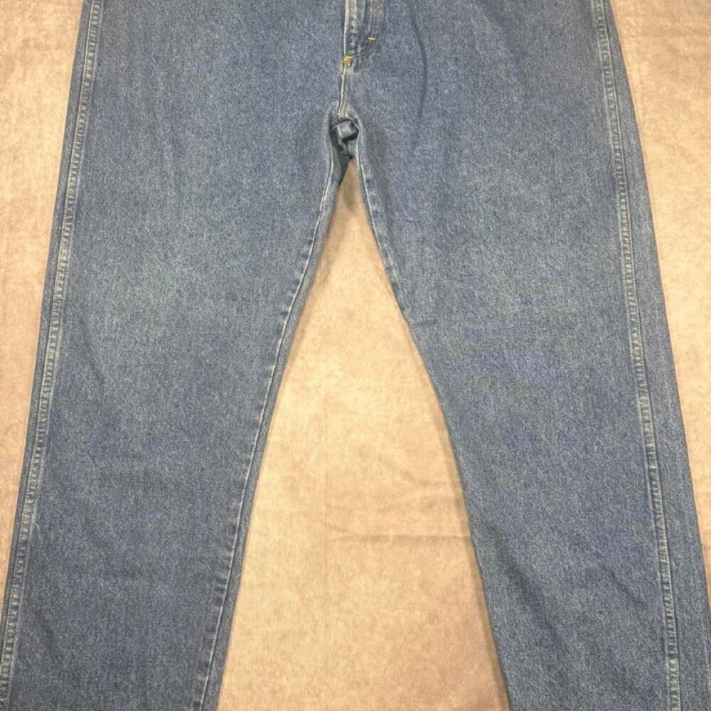 Vintage 70s 80s Wrangler 99001SW Jeans Made in USA Big & Tall 44x34 Rigid Cotton